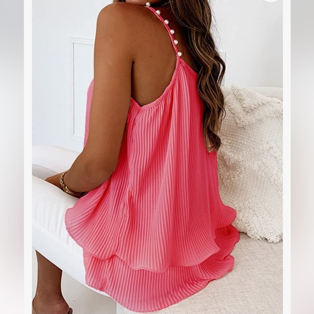 Pearl Trim Tank Top - Picture 4 of 6